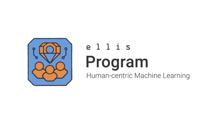 Logo icon and text ELLIS Program Human-centric Machine Learning