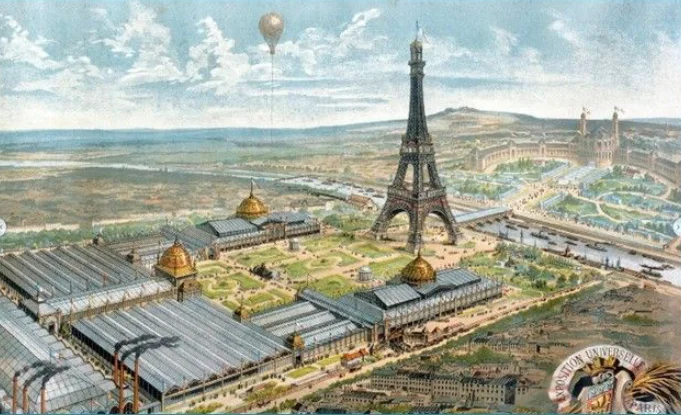 Old style photo of Paris