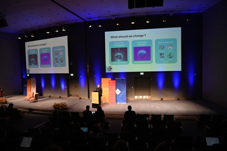 Antoine Bosselut, ELLIS Scholar, speaks about AI and Science at the AIS25 in Copenhagen