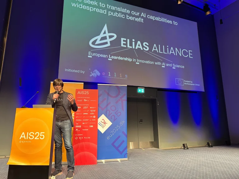 Matthias Bethge presenting ELIAS Alliance