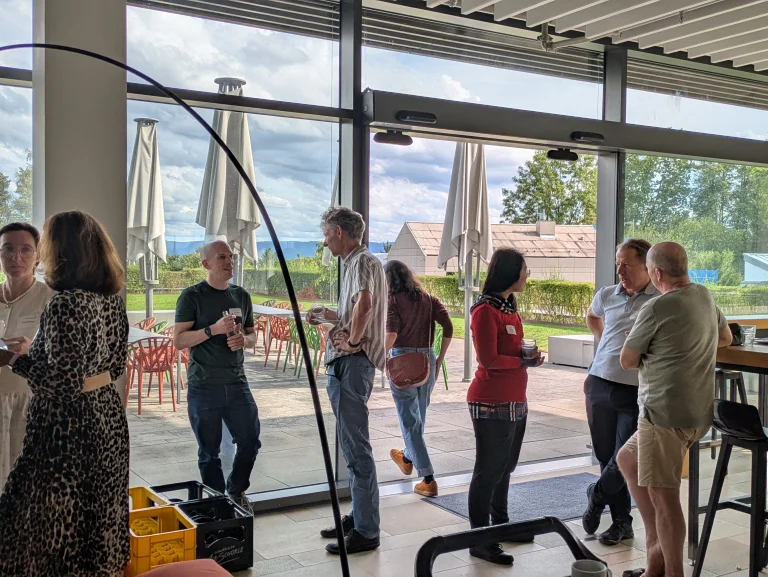 Coffee break mingling