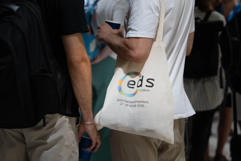 Cloth bag at ELLIS Doctoral Symposium 2026 in Lisbon