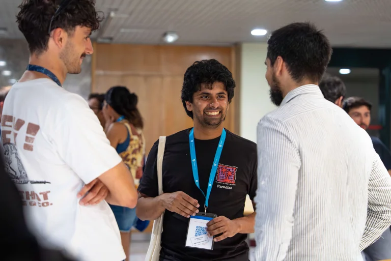 Students at the ELLIS Doctoral Symposium 2026 in Lisbon
