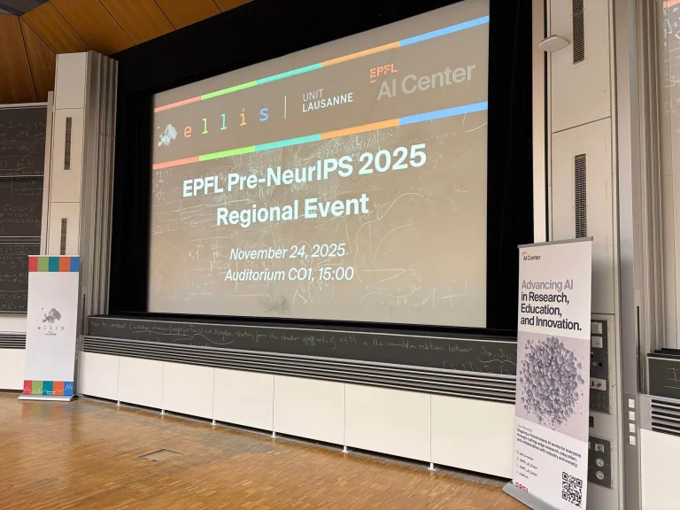 ELLIS Pre-NeurIPS Fest 2025: Unit Lausanne, screen