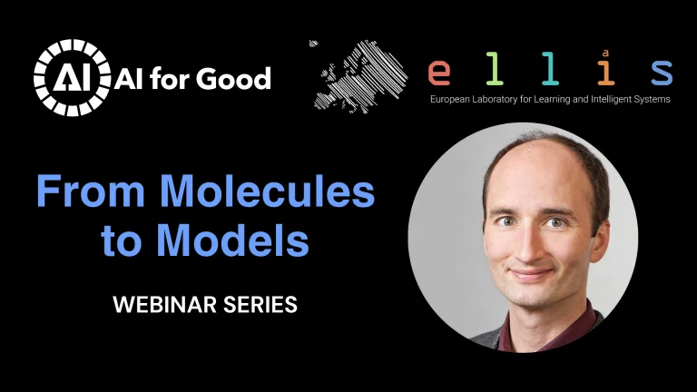 ELLIS AI for Good From Molecules to Models Webinar Series with photo of Daniel Cremers