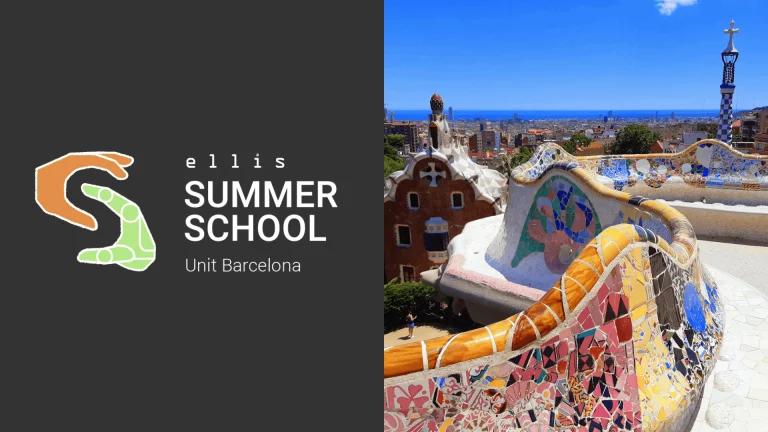 ELLIS Summer School at Unit Barcelona with a photo of Barcelona
