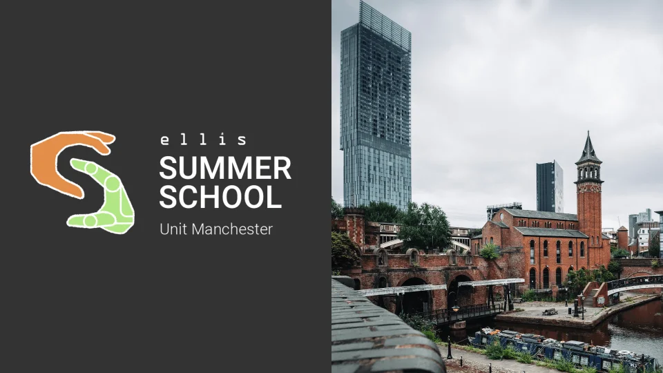 ELLIS Summer School at Unit Manchester with photo of Manchester