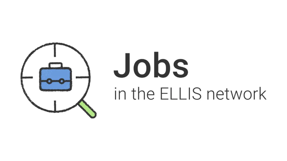 Jobs in the ELLIS Network with viewfinder with briefcase in the middle