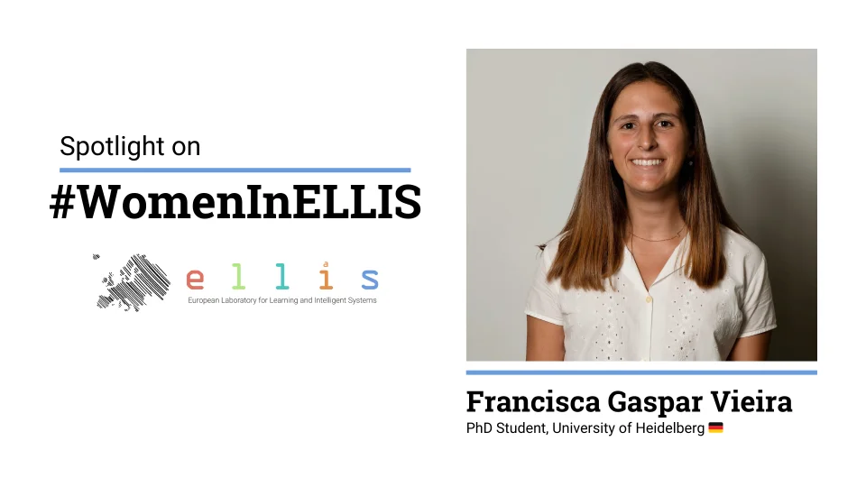 Spotlight on #WomenInELLIS on Francisca Gaspar Vieira