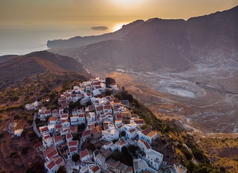 Nisyros, Nikia and the volcano