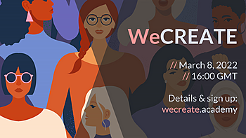 WeCREATE engagement series: Online event on International Women’s Day