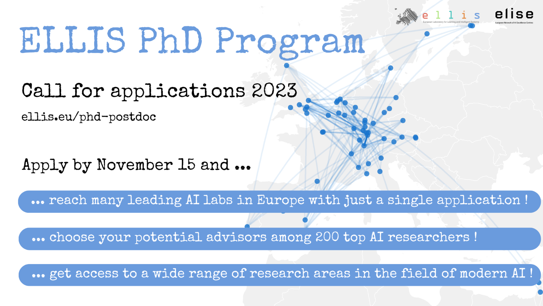 ellis-phd-program-call-for-applications-2023-across-europe