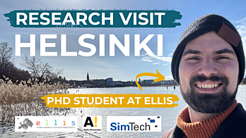 Inside the ELLIS PhD Program: PhD student Marvin Schmitt shares impressions from his research visit at Aalto University in Helsinki