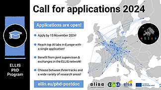 ELLIS PhD Program: Call for applications 2024 