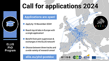 ELLIS PhD Program: Call for applications 2024 