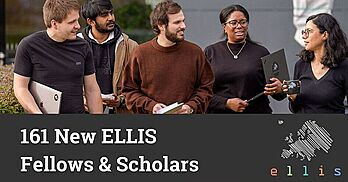 161 outstanding machine learning researchers accepted as new ELLIS Fellows & Scholars